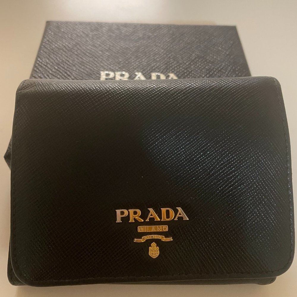 Prada Saffiano small wallet